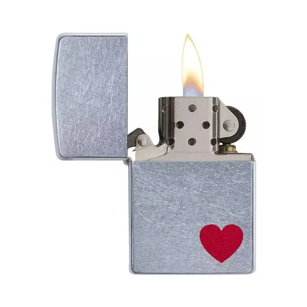 Zippo Love Lighter Street Chrome Classic  Color ZP 29060