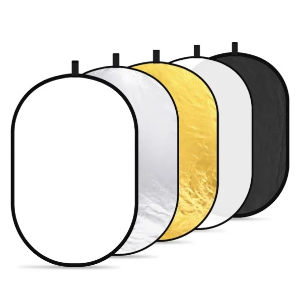 Neewer 5in1 Portable Lighting Reflector/Diffuser Kit - 80x120cm
