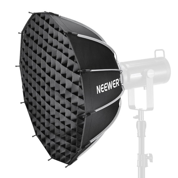 Neewer 65cm Wide Parabolic Quick Release Softbox with Honeycomb Grid - 10101630