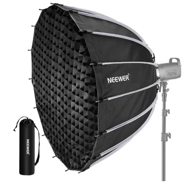 Neewer 120cm Deep Parabolic Quick Release Softbox with Honeycomb Grid - 10102148