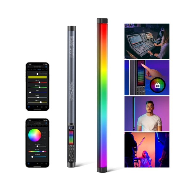 Neewer TL60 20W RGB Tube Light with APP/2.4G/DMX Control - 10102650