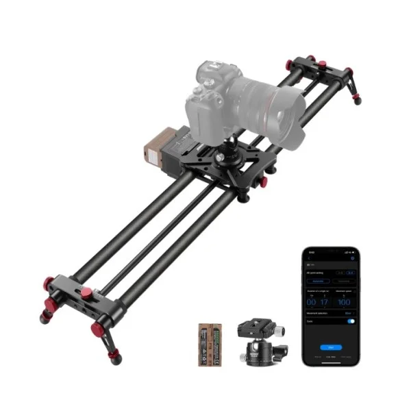 Neewer ER1 Motorized Carbon Fiber Camera Slider with F750 Battery - 10105838