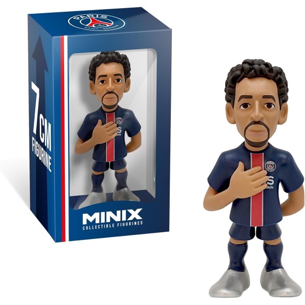 Minix Football Stars Mini Format – PSG – Marquinhos Collectible Figure - 12305-T