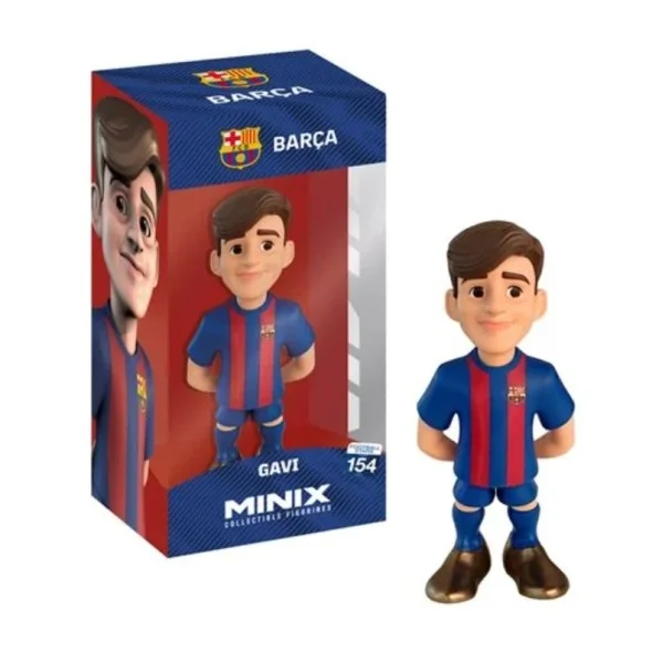 Minix FC Barcelona Gavi Figurine Collectibles - 13142-T