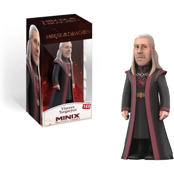 Minix House of The Dragon - Viserys Targaryen - Collectible Figure 12cm - 16471-T