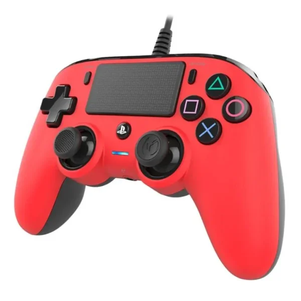 Nacon - Wired Compact Controller for PlayStation 4 - Red