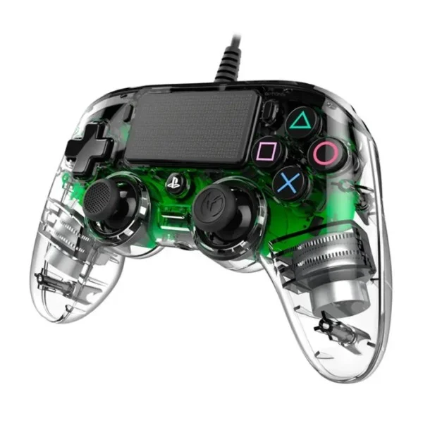 Nacon - Wired Compact Controller for PlayStation 4 - Crystal Green