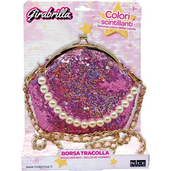 Girabrilla Glamour Borsa Fashion Bag, Rosa - 19132-T