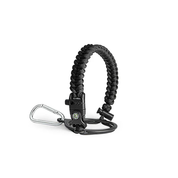 Buzio Paracord Carrier Strap Cord-Fits Wide Mouth Bottle, Black - 2008601