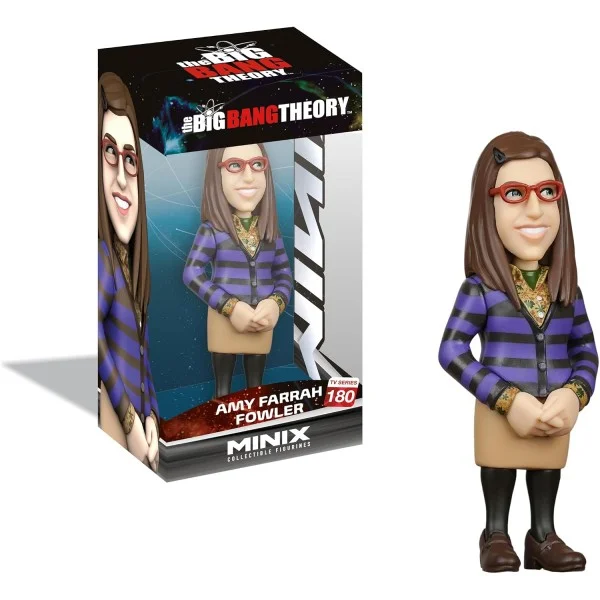 Minix Big Bang Theory Amy Farrah Fowler Collectible Figure 12cm - 21178-T