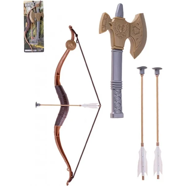 Pocket Toys Warrior Archery Set Bow & Arrow with Axe - 218-3