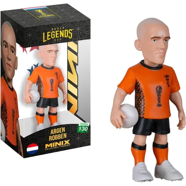 Minix World Legends Cup Sports: Football Arjen Robben Collectible Figure 12cm - 24995-T