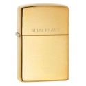 Reg Brass Gold Zippo Lighter ZP 254