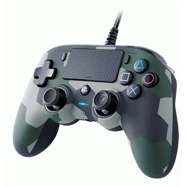 Nacon - Wired Compact Controller for PlayStation 4 - Green Camo