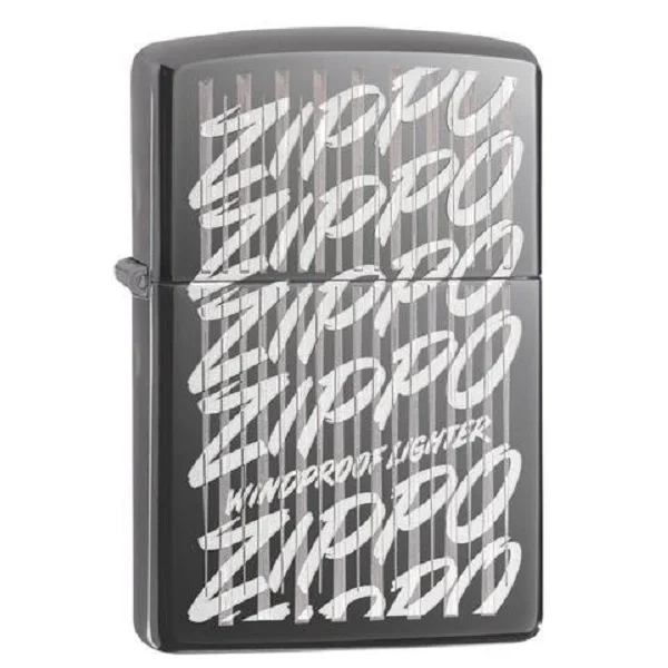 Zippo Logo Silver Lighter ZP29631