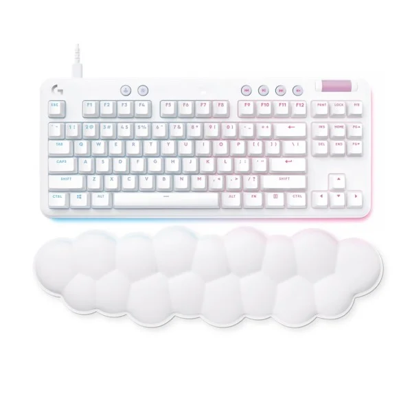 Logitech G713 TKL Tactile Mechanical Gaming Keyboard - Off White