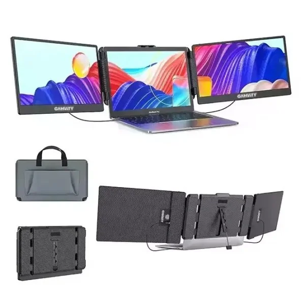 Gamvity S2 Triple Laptop Screen Extender 14" FHD - 36606