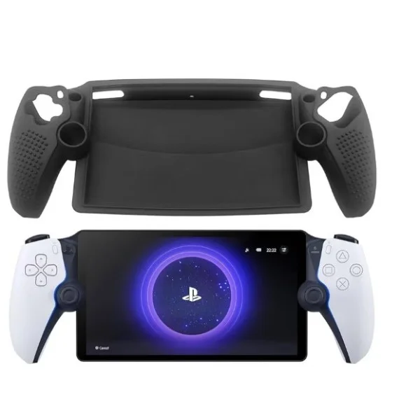 Silicone Anti-Fingerprint case For Playstation Portal - Black
