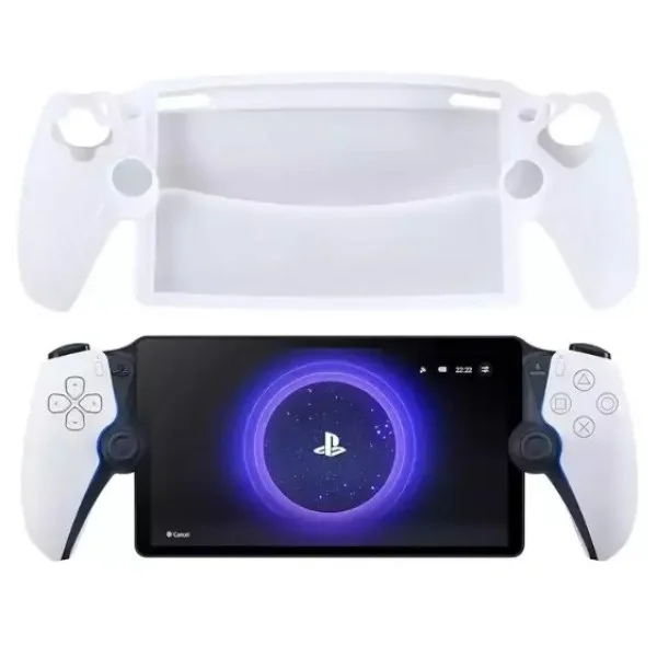 Silicone Anti-Fingerprint case For Playstation Portal - White