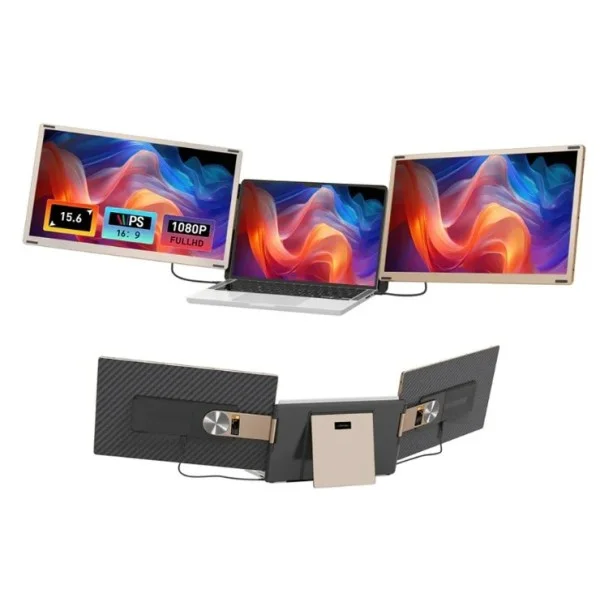 Gamvity S6 Triple Screen Laptop Screen Extender - 39524