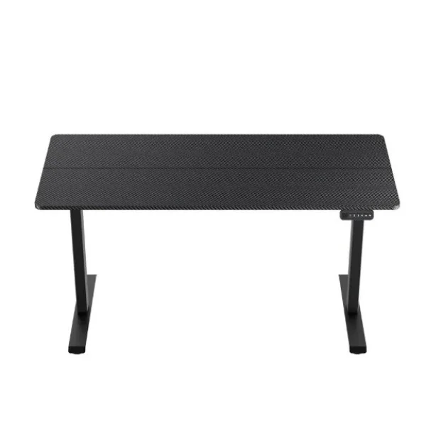 Owlotech Adjustable Height Desk with Motor 140x60cm - Black