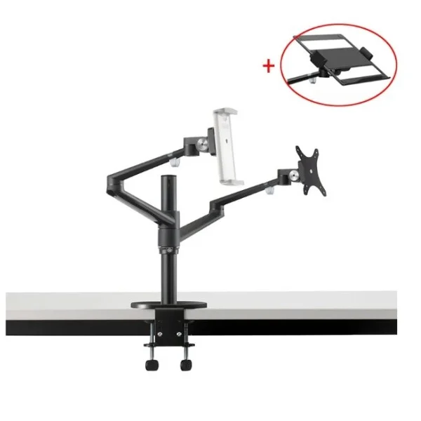 Gamvity Universal Tablet and Laptop Mount Monitor Stand Arm OL-3T - Black