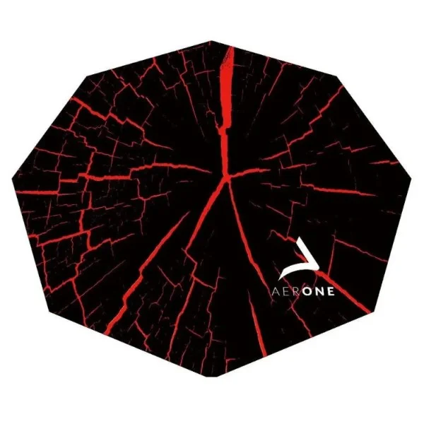 Aerone Red Earthquake Gaming Floor Mat