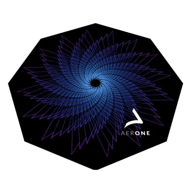 Aerone Blue Gaming Floor Mat