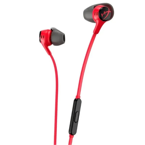 HyperX Cloud Earbuds II - Gaming Earbuds - Red