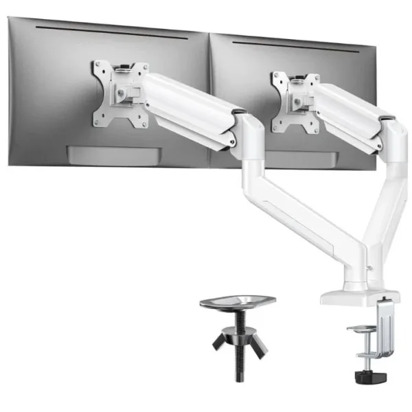 Gamvity DM09-02 Dual Monitor Stand 13-32inch - White