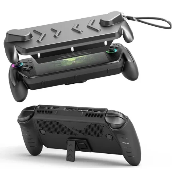 JYS Protective TPU case with Front Cover for ROG XBOX Ally & Ally X - Black