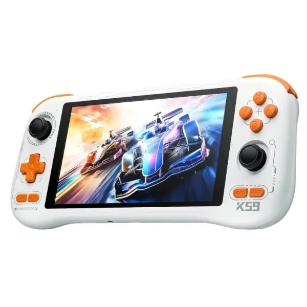 K59 Retro Handheld Game Console 5.5" HD Screen 6GB/128GB – White