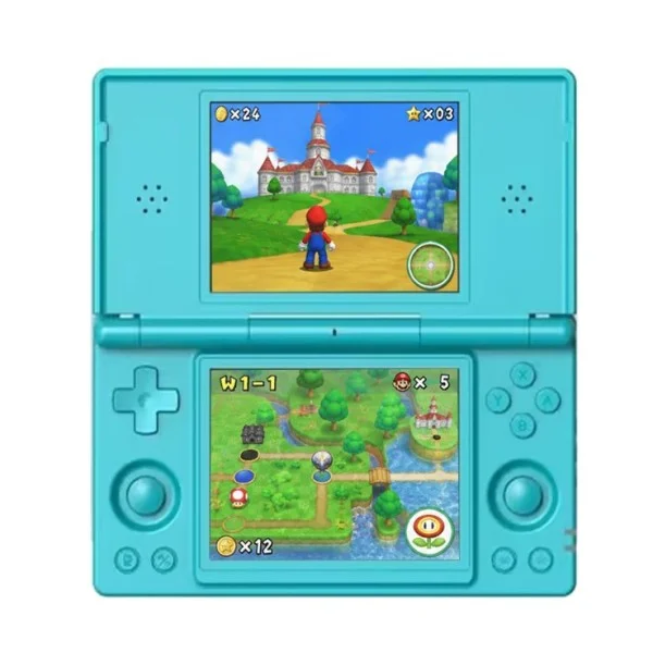 Anbernic RG DS Clamshell Retro Handheld Console 128GB - Turquoise Blue