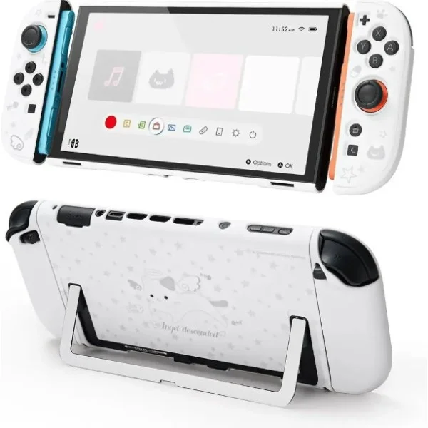 GeekShare Protective Shell Dockable Hard Case Compatible with Switch 2 - Star Angel Cat