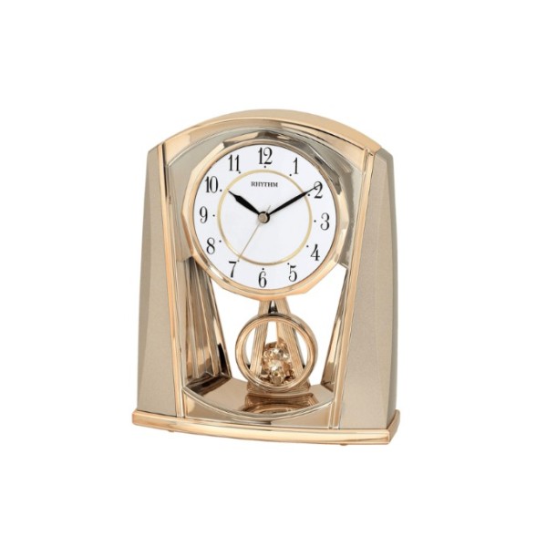 Rhythm Contemporary Motion Clock, Gold - 4RP772WR13