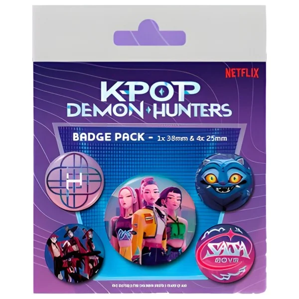 K-Pop Demon Hunters Badge Pack - BP251074-T