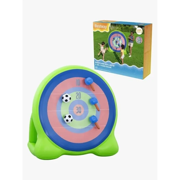 Bestway Backyard Bullseye&trade; 2-in-1 Yard Game & Giant Dart Board, 1.57m x 1.07m x 1.57m - 52823