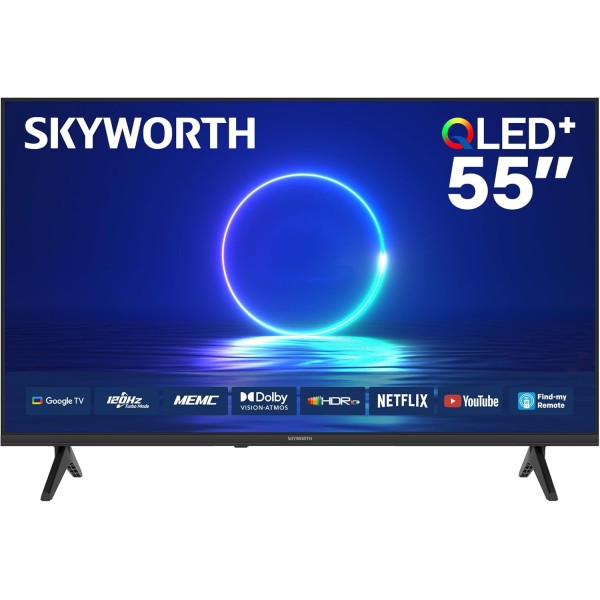 Skyworth 55-inch QLED UHD-4K Android Smart TV - LED-55Q6800H