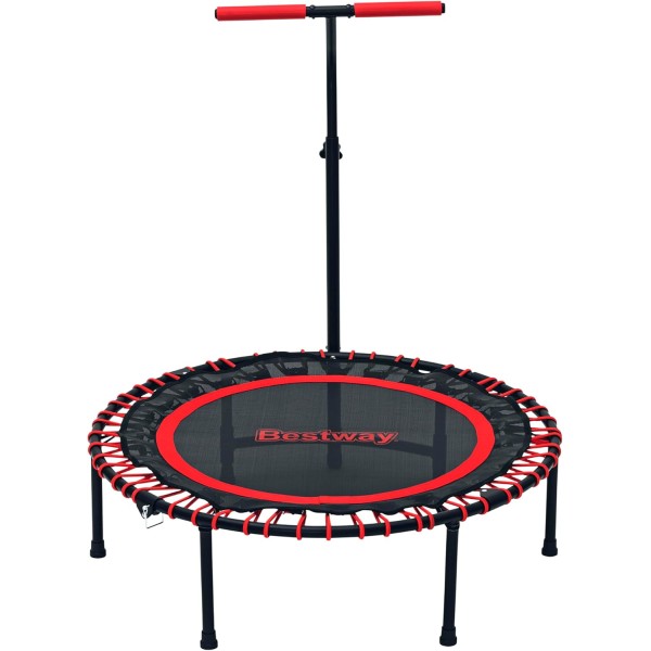 Bestway Aerobounce Exercise Trampoline 1.02m x 1.35m for Adults, Red - 59124