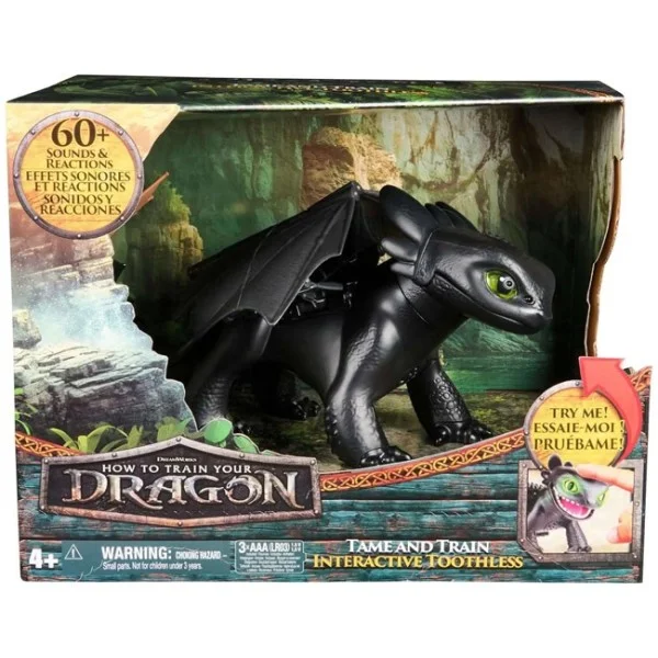 How To Train Your Dragon Movie Toothless Interactive Figure - 6072728-T