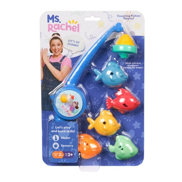 Ms. Rachel 5 Little Fishes Bath Toy – 6073714‑T