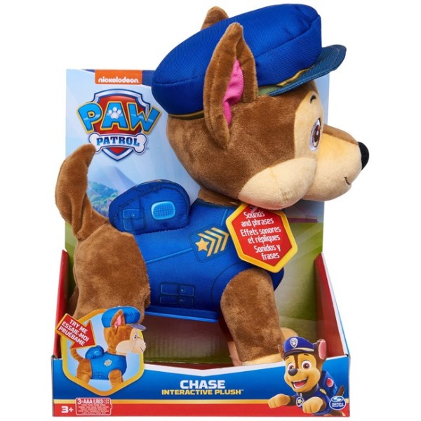 Paw Patrol Chase Interactive Plush Toy - 6074179-T
