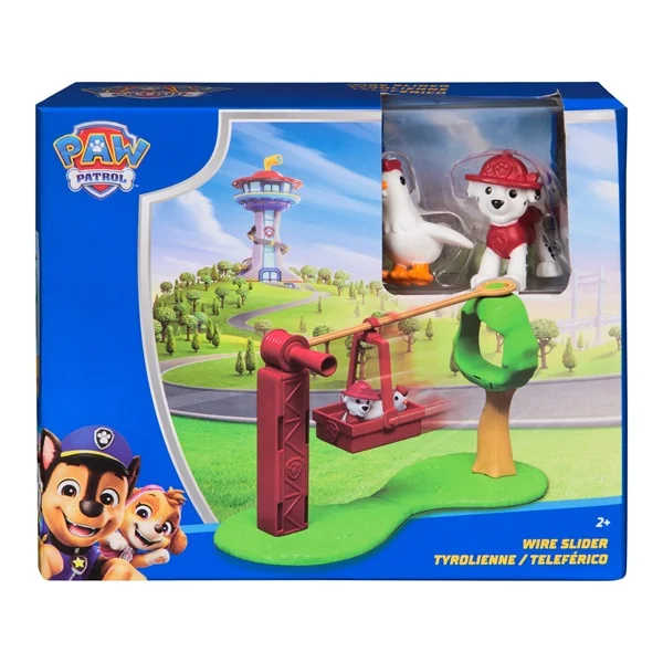 PAW Patrol Tower Mini Playset - Marshall Wire Slider - 6074598-T