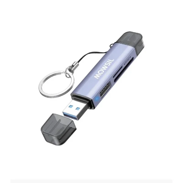 Mowsil 3-in-1 SD Card Reader - MOCRD3