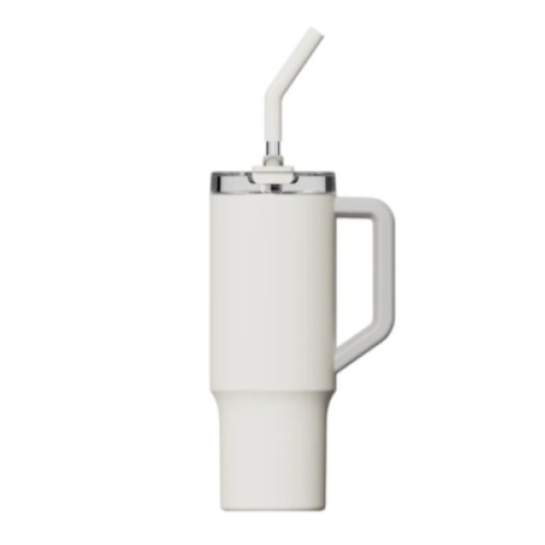 Xiaomi 1Liter Capacity Tritan Straw Straw Mug - White