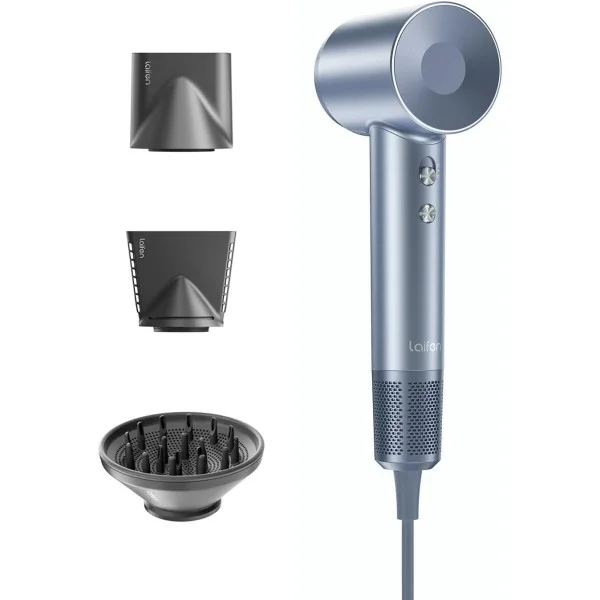 Laifen Swift Special High-Speed 1600W Hair Dryer, Silver - LF03-SIG-UK-1