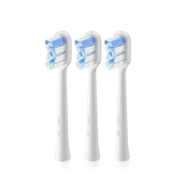 Laifen White Brush Head with Super Clean Support (3pcs) - 30102-000018