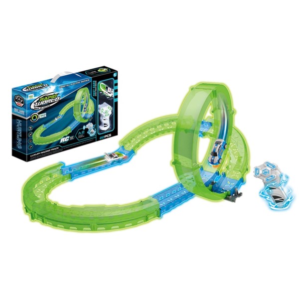 JZC High-speed Remote Control Luminous Car Track - 6688-602