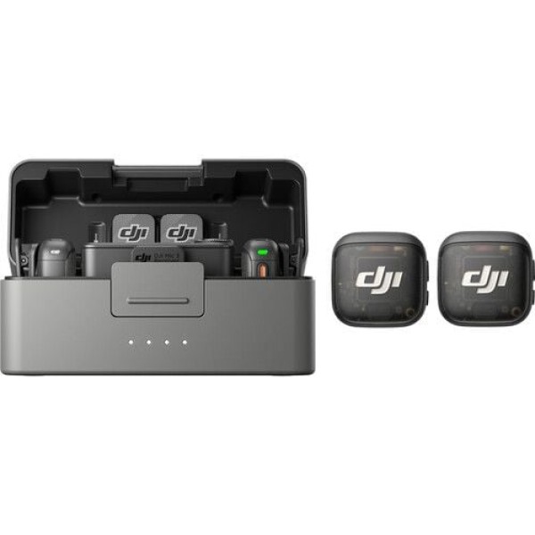 DJI Mic 3 Compact Wireless Microphone (2 TX + 1 RX + Charging Case) - DJI-MIC300