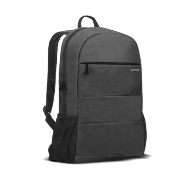 Promate Durable Anti-Theft 15.6 Inches Laptop Backpack with Large Secure Compartment, Black - Alpha-BP